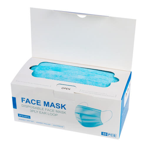 Custom Printed Face Mask Boxes